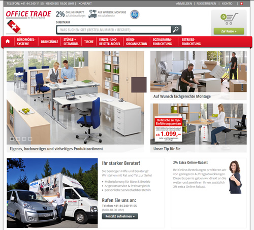 Onlineshop für Büromöbel, Bürostühle, Büroeinrichtungen, Bürostühle u.a online kaufen